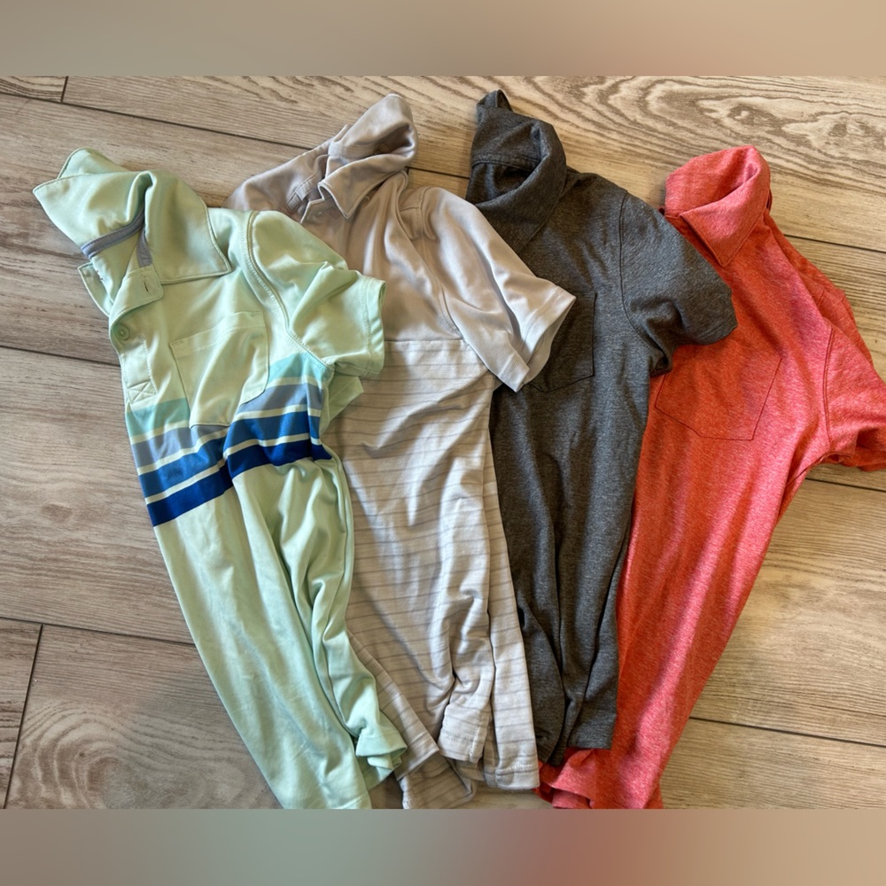 Bundle 4 Boys size medium 8/10 polos